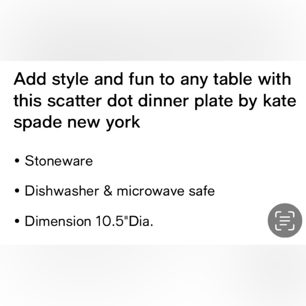Kate Spade Deco Dots Stoneware By Lenox - Picture 3 of 5